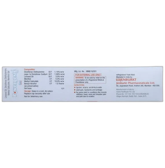 powergesic plus gel 30 gm